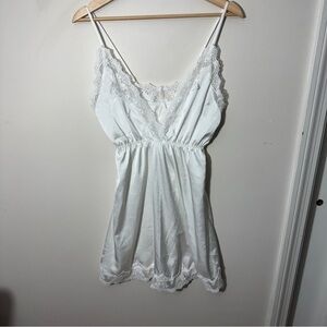 White SHEIN slip dress